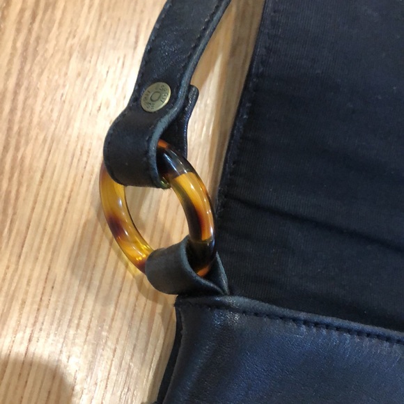 ESPRIT Leather Messenger Satchel Shoulder Bag - Picture 5 of 12